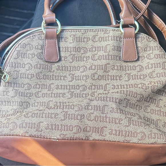Juicy Couture Handbags - Juicy Couture Tan and Brown Satchel